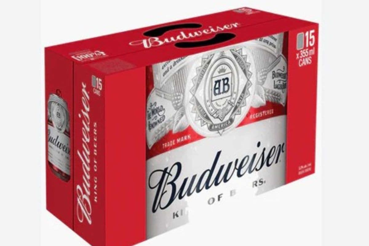 Budweiser - 15 Cans (15 x 355 ml Can)