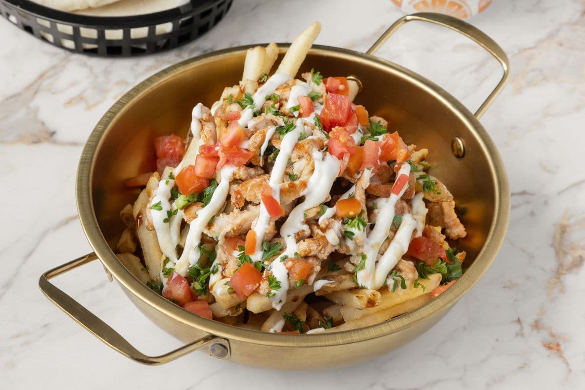 Loaded Beef Shawarma Fries