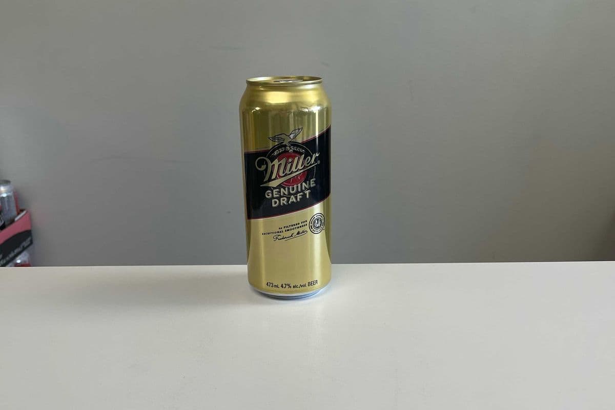 Miller Genuine Draft (473ml) (1 x 473ml)