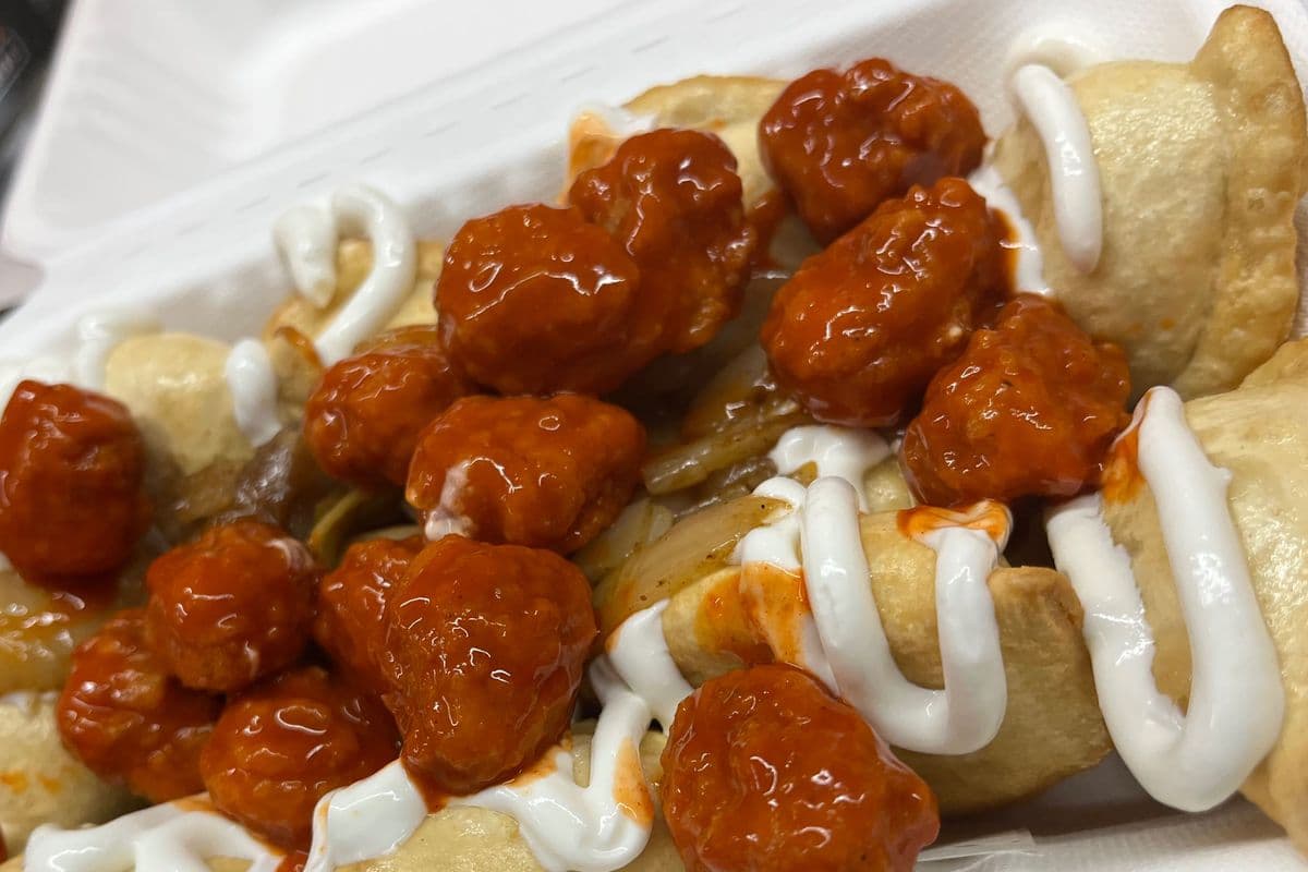 Buffalo Chicken Pierogi