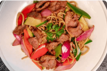 M4 Lanzhou Style Stir-fried Lamb Noodle / M4 羊肉炒面