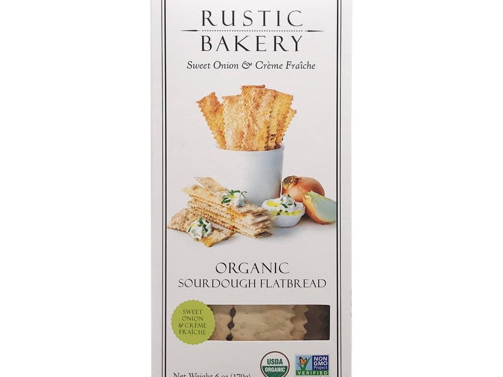 RUSTIC BAKERY SWEET ONION SOURDOUGH FLATBREAD 170G