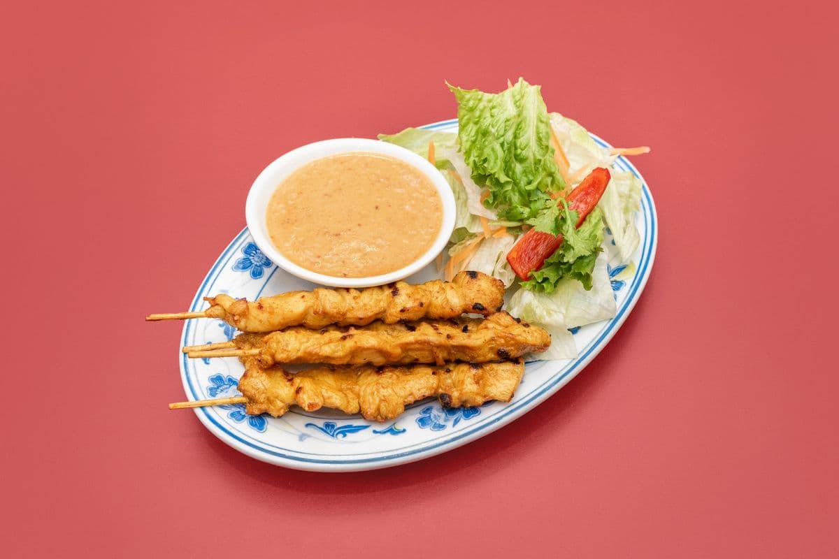 Satay Chicken (4 Skewers)