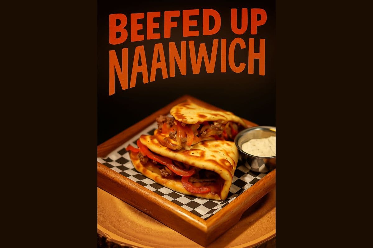 Beefed Up Naanwich