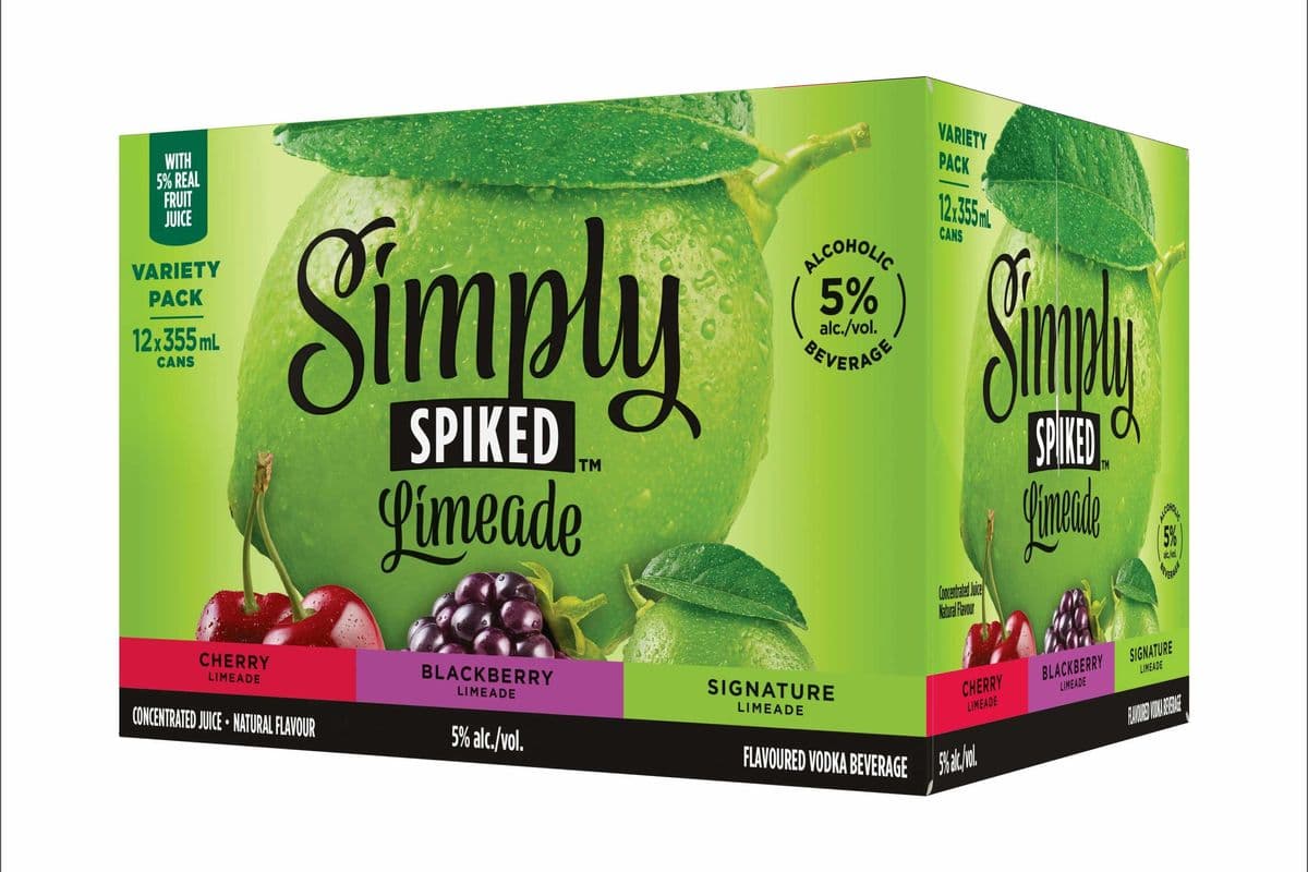 Simply Spiked Limeade Mixer 12 Can (12 x 355ml)