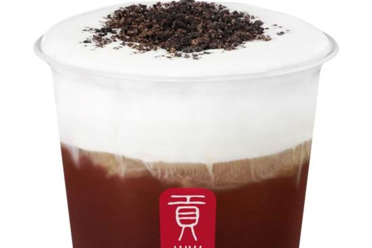Oreo Milk Foam Brewed Tea