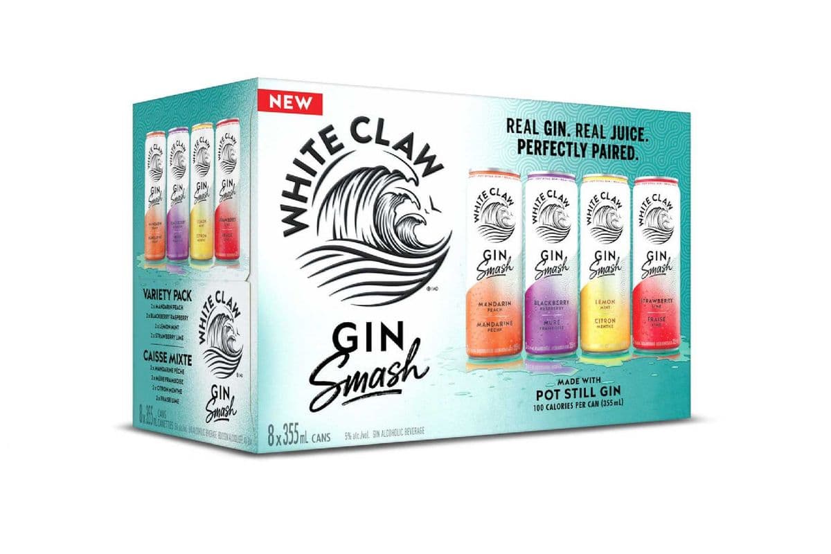 White Claw Gin Smash Mix-8 Pack (8 x 355ml)