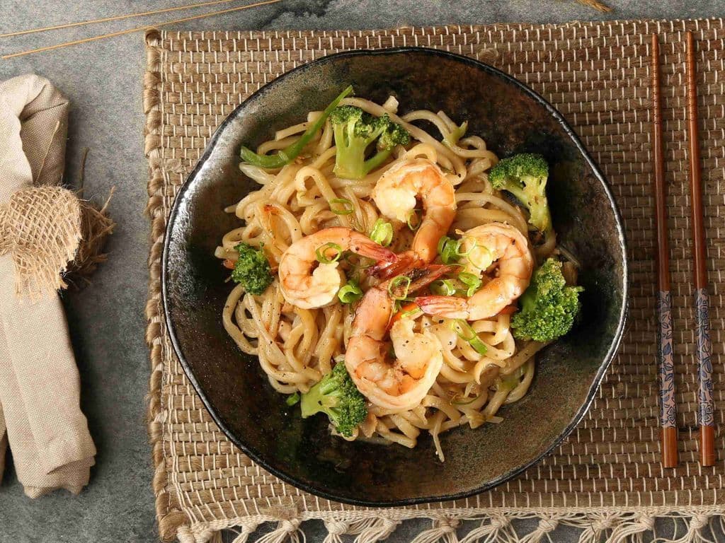Shrimp Fried Udon