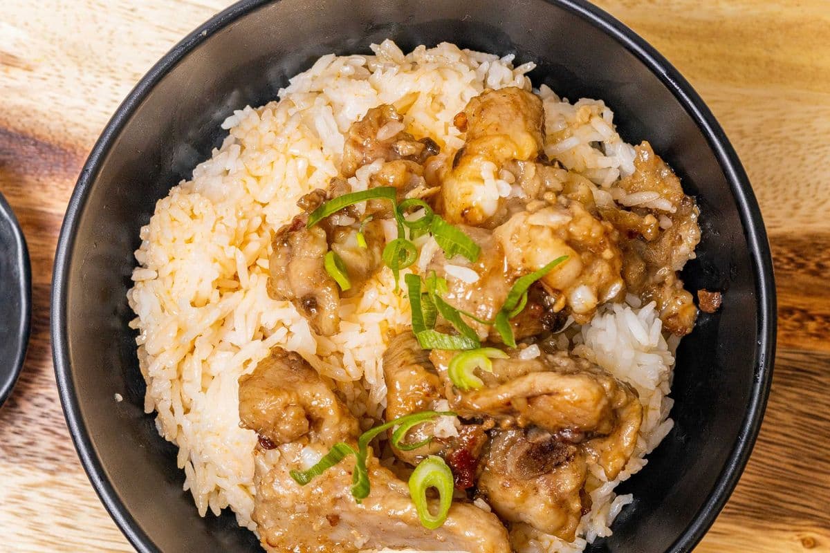 Black Bean Spare Rib Rice Bowl