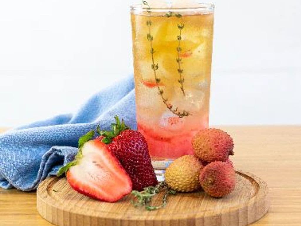 Strawberry Lychee Genmaicha