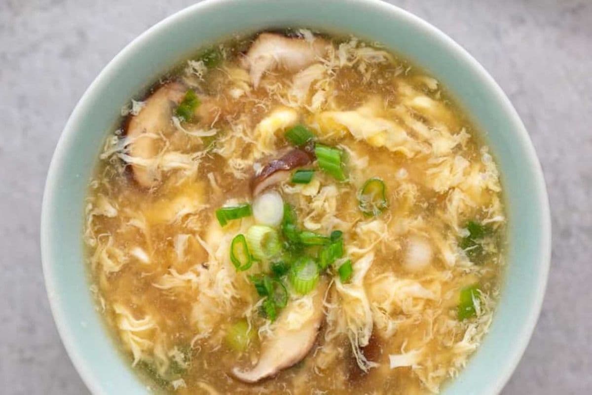 Mushroom Egg Drop Soup
