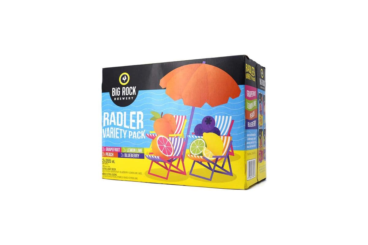 Big Rock Radler Mix 12Pk (12 x 355ml)