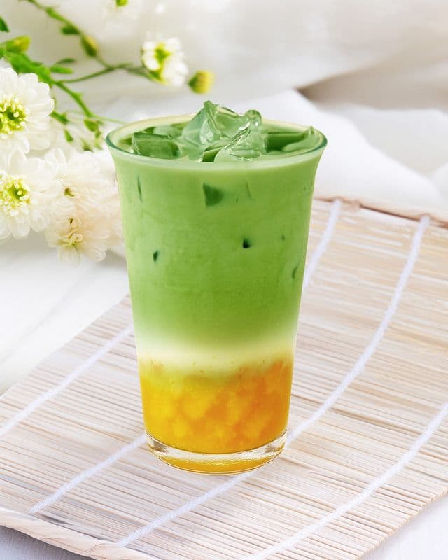 Ice Matcha Mango 16oz