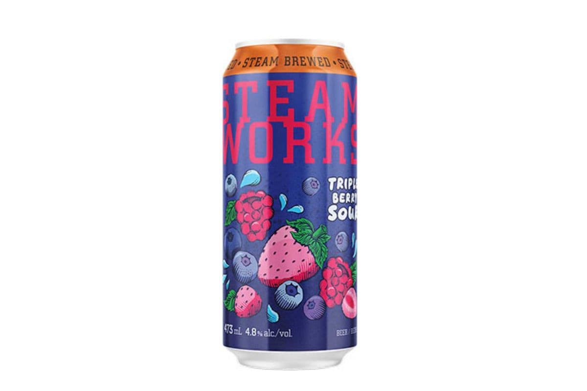 Steamworks Triple Berry Sour Tall Can (1 x 473ml)