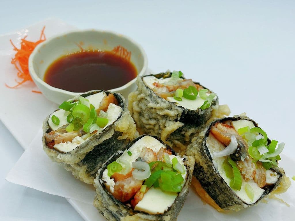 35).  Unagi Tofu Tempura