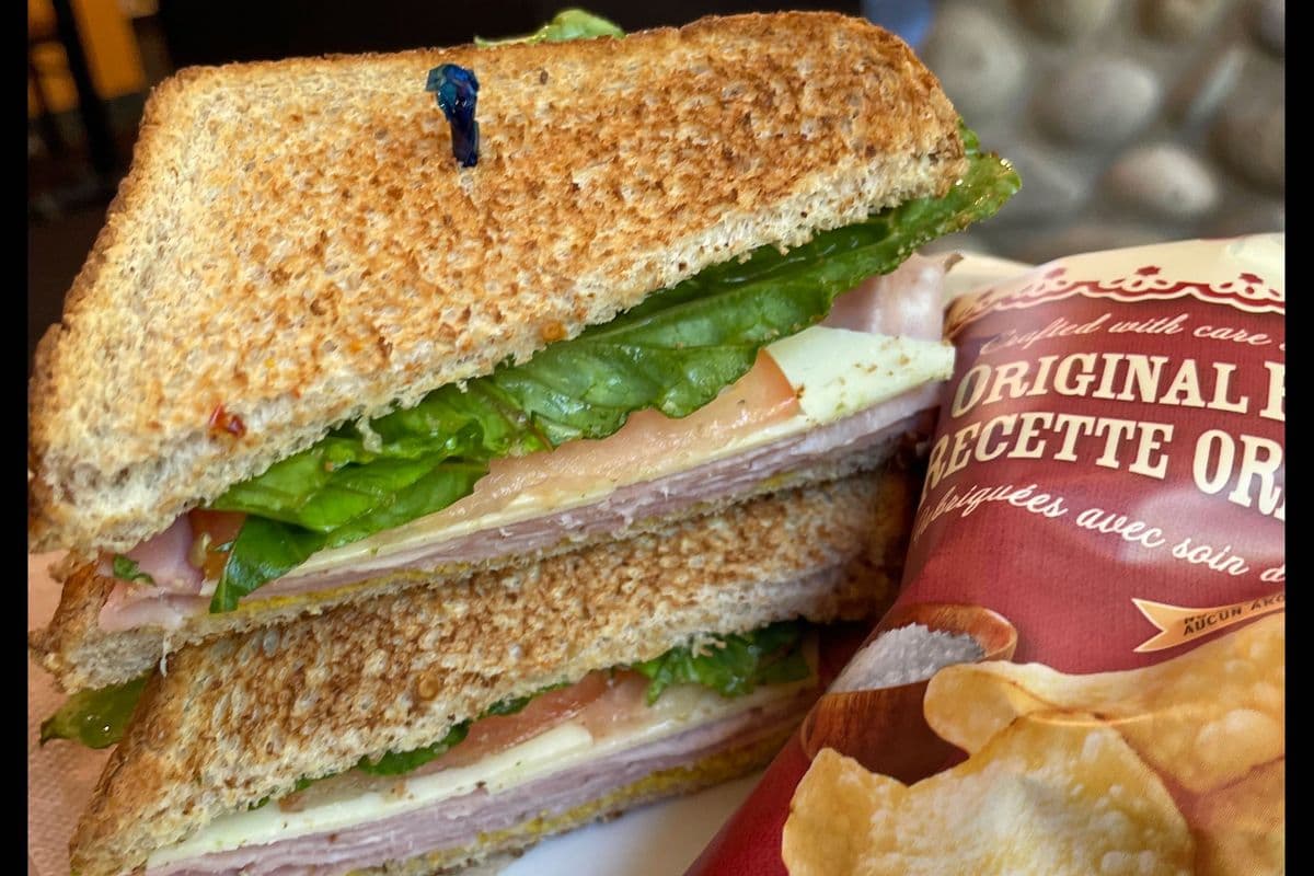 Grilled Ham and Cheddar