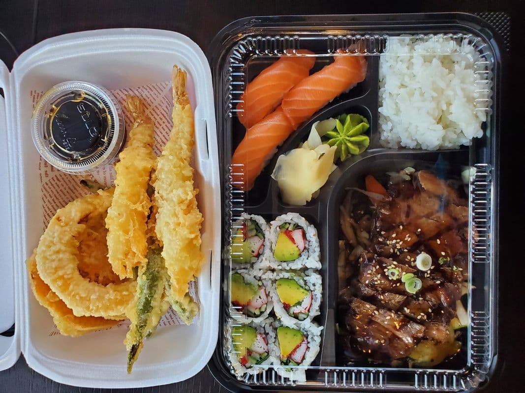 416. Beef Teriyaki bento special