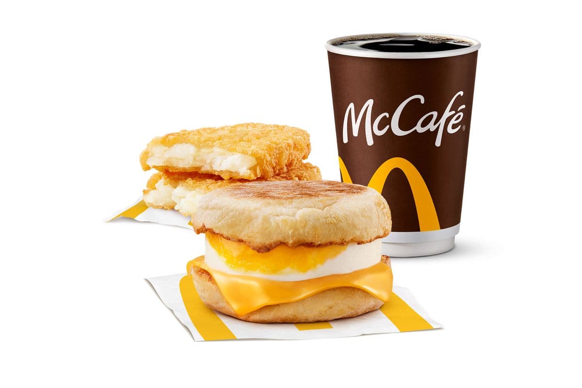 Egg ‘N Cheese McMuffin Extra Value Meal [430.0 Cals]