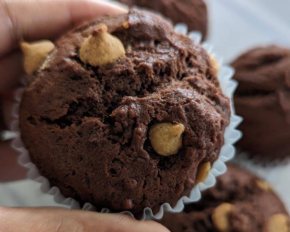 Chocolate Peanut Butter Muffin (V)