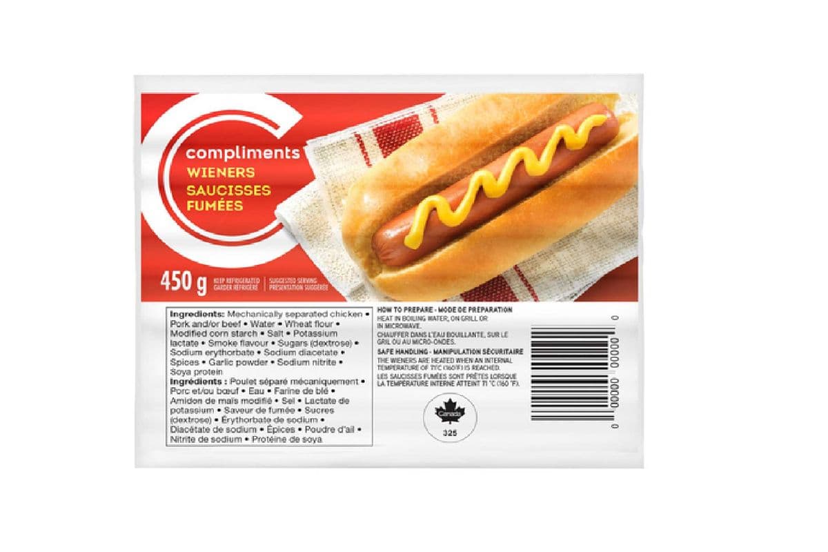 Compliments Wieners (450g)