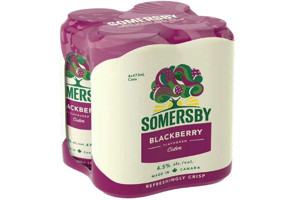 Somersby Blackberry (4 Pack Cans) (4 x 473 ml Cans)