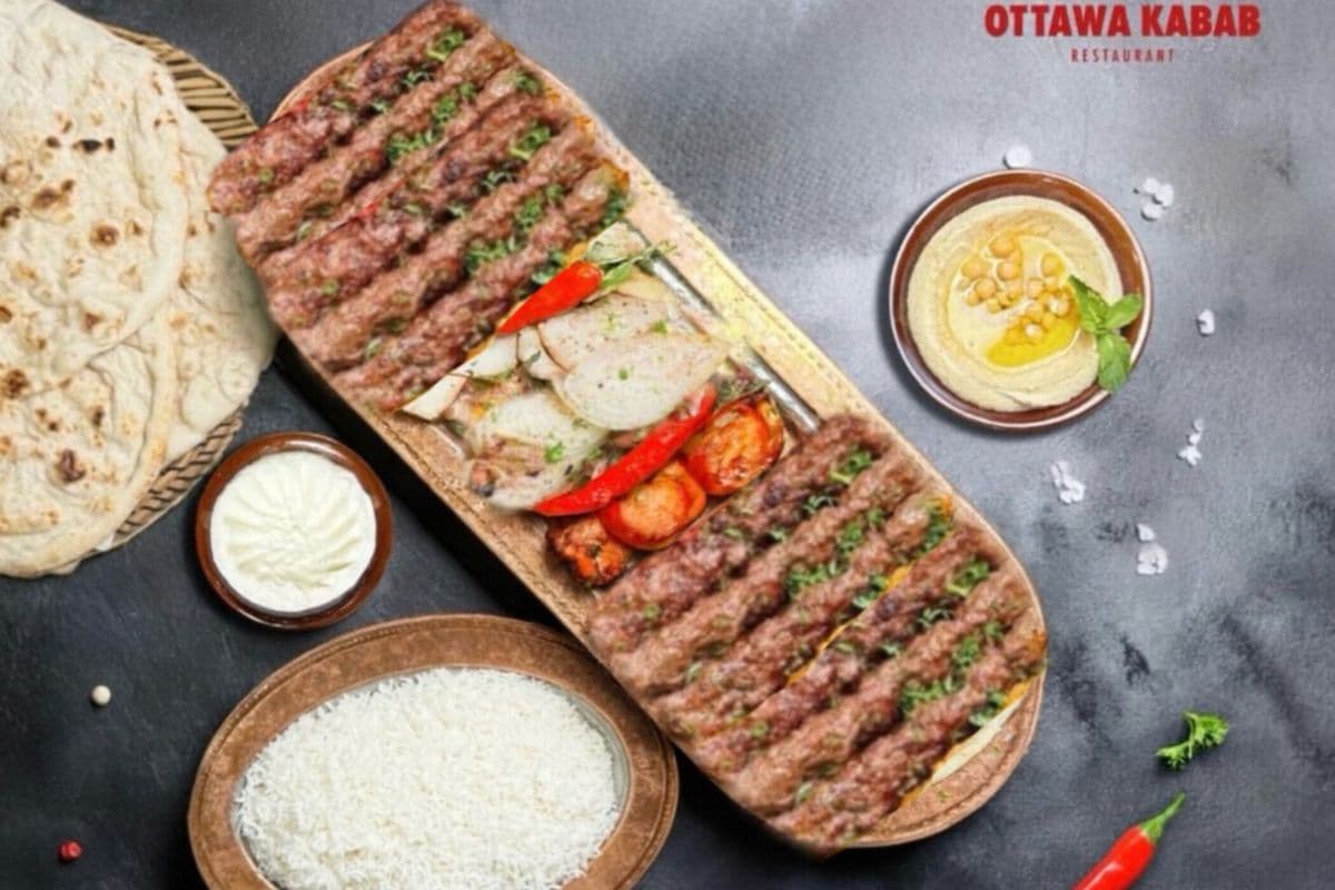 10 Family Adana Kabab Platter 🌶️ (serves 3-5)