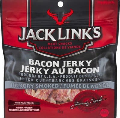 Jack Link's Beef Jerky au Bacon 65g/ Jack Link's Bacon Jerky 65g