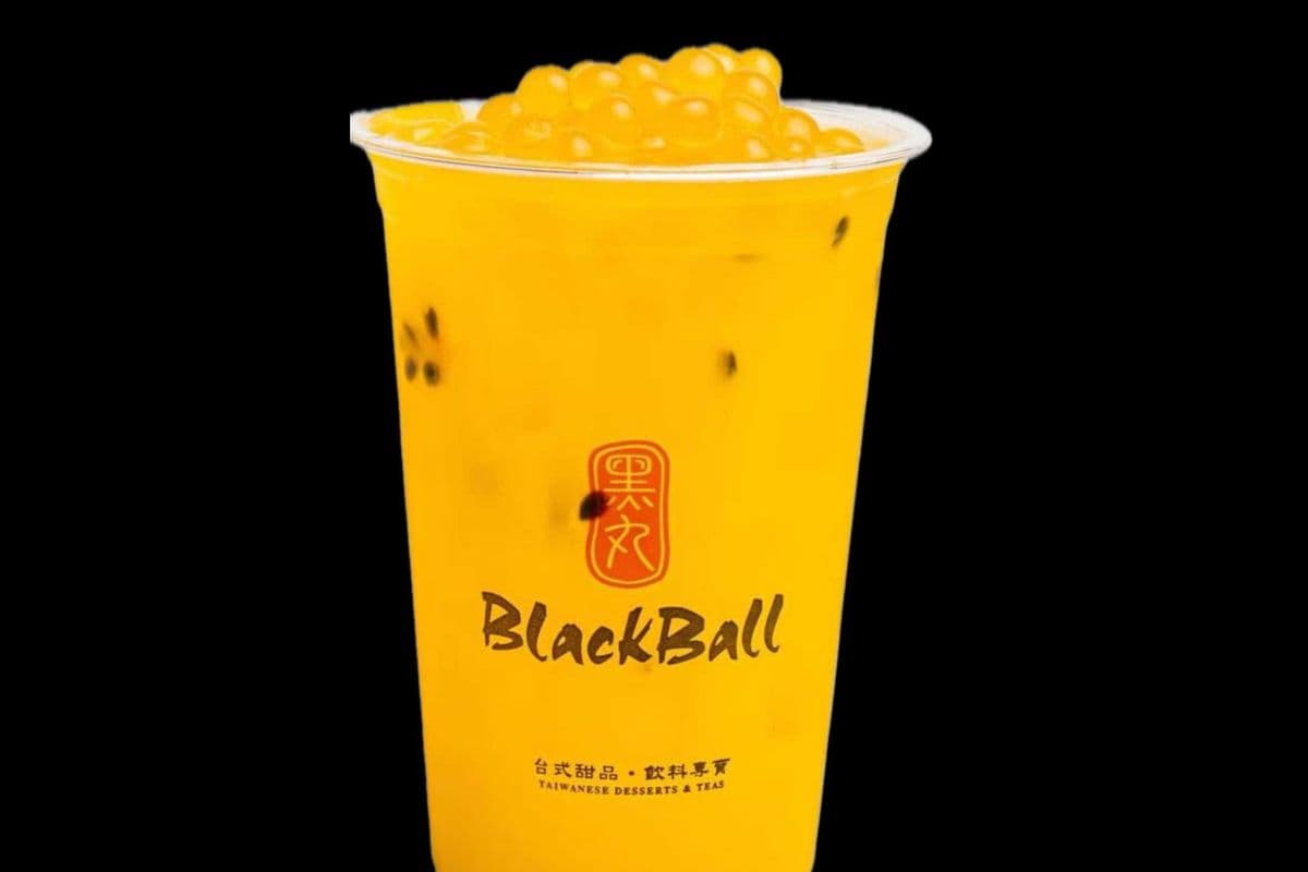 Passion Fruit and Popping Boba Slush 百香果爆爆珠冰沙