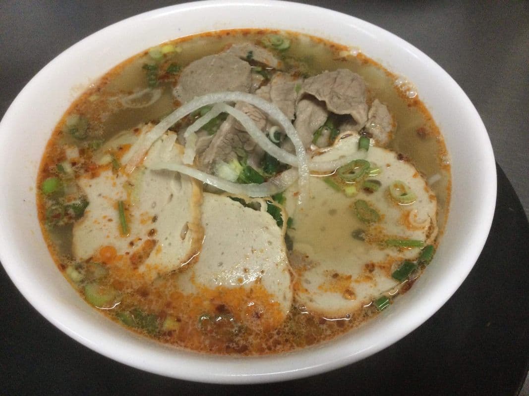 6. Spicy Beef and Ham Noodle Soup