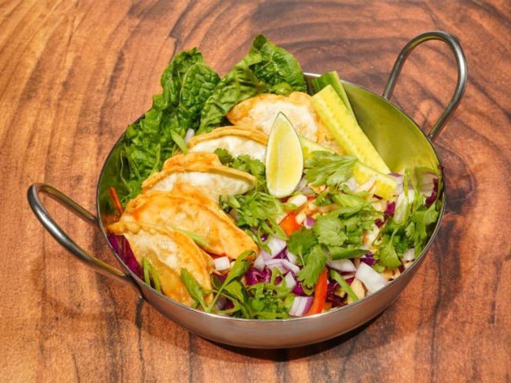 Shrimp Dumpling Salad