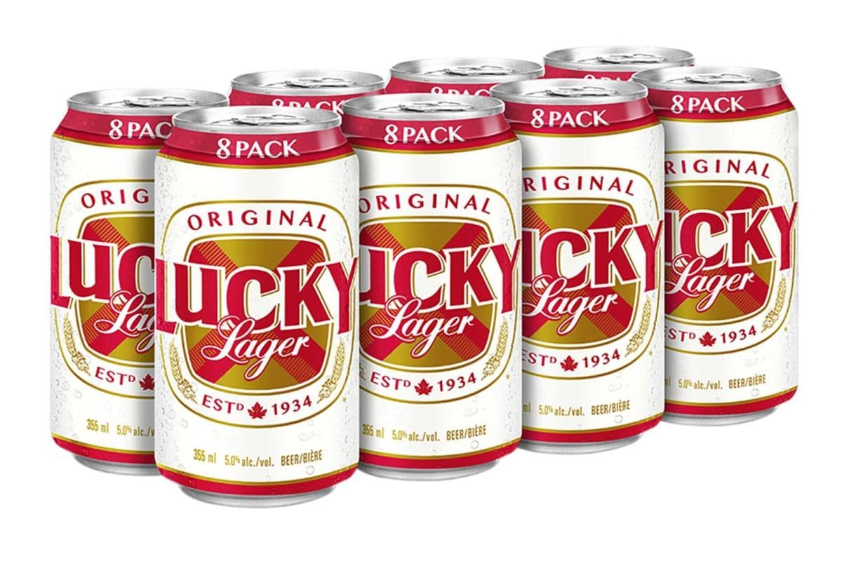 Lucky Lager (8 x 355ml Cans)