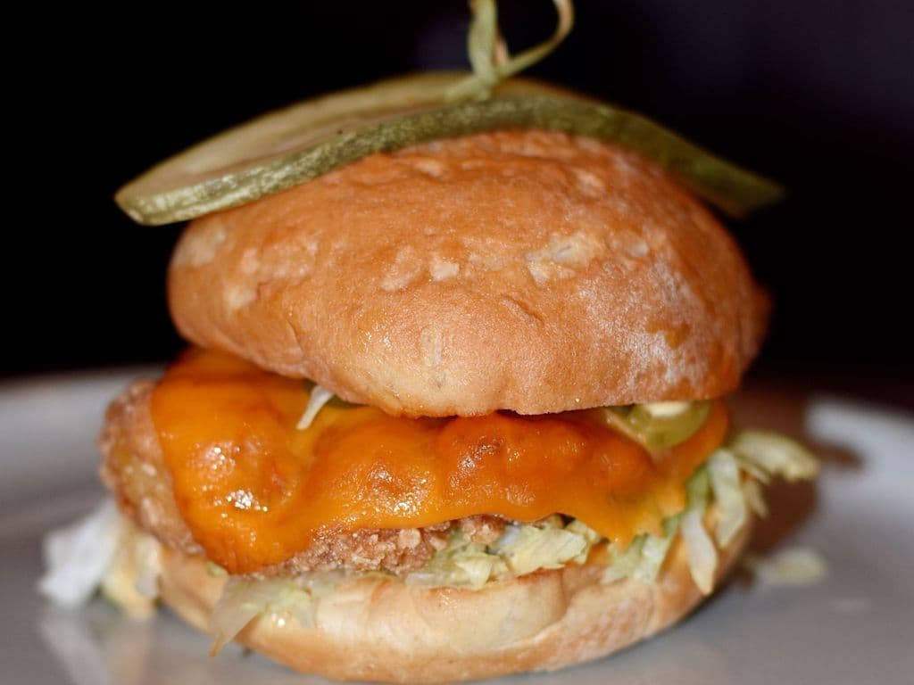 Gluten Free Crispy Chicken Blaze Burger