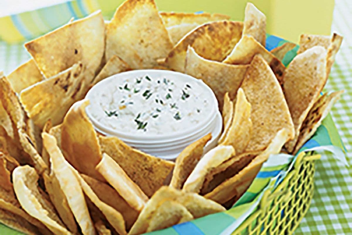Pita Chips and Humus