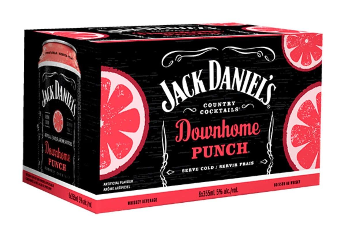 JACK DANIEL'S DOWN HOME PUNCH (6 PACK) (6 x 355ML CAN)