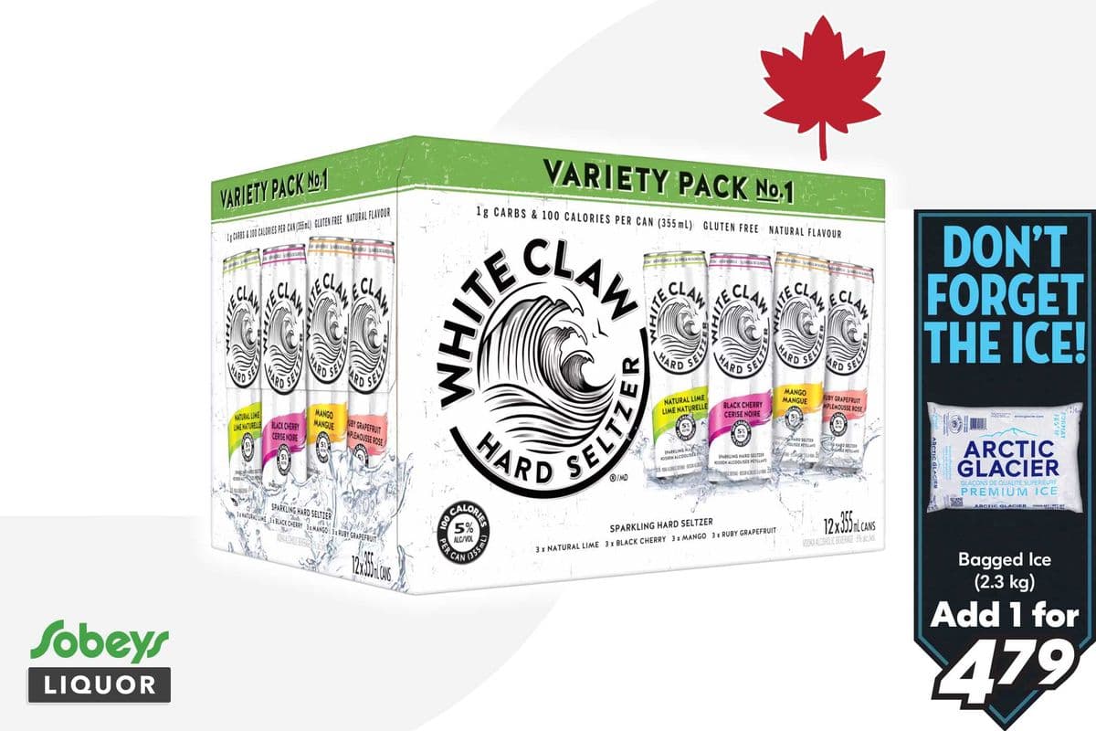 White Claw Variety Pack No. 1 (12 x 355 ml)