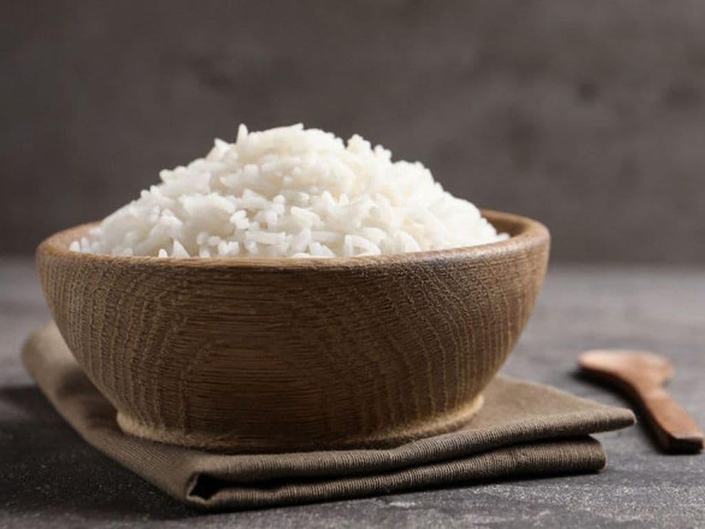 - Add White Jasmine Rice