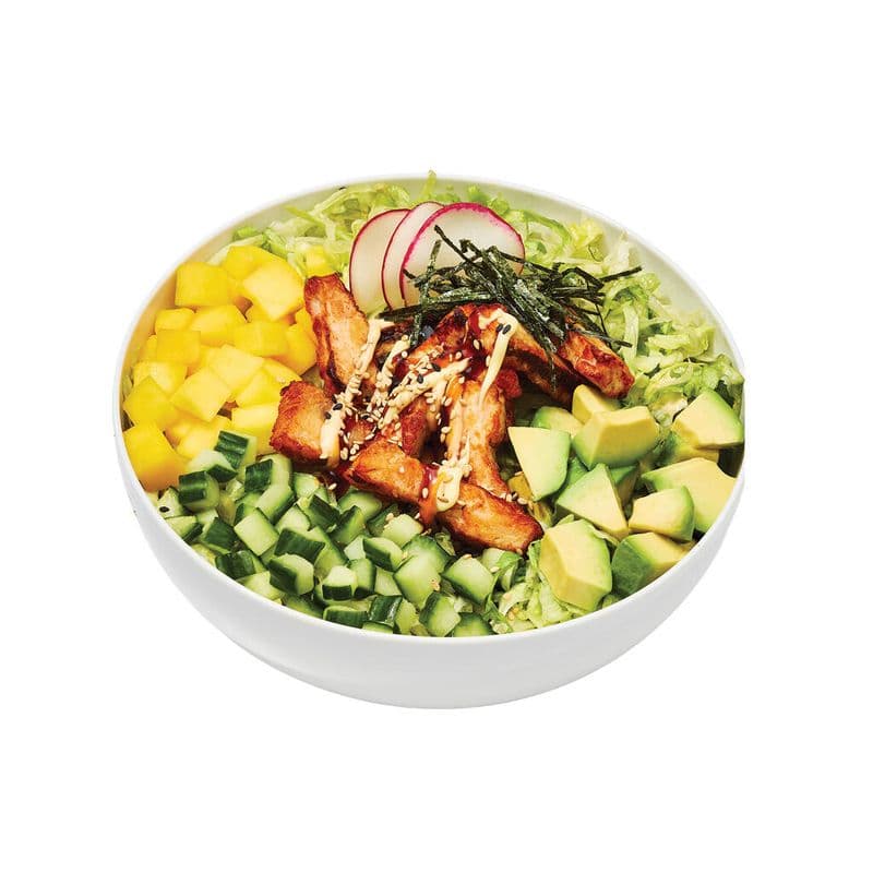 Poké Poulet grillé et mangue / Poke Chicken & Mango