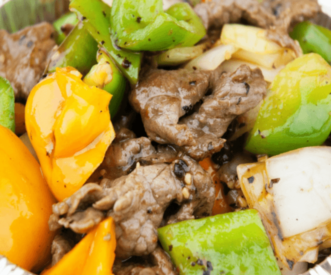 Beef with Green Peppers