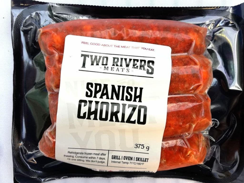 TWO RIVERS SPANISH CHORIZO 375G (FROZEN)
