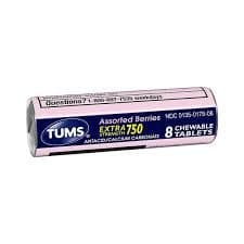 Tums Rolls Berry Extra Strength (8 ct)