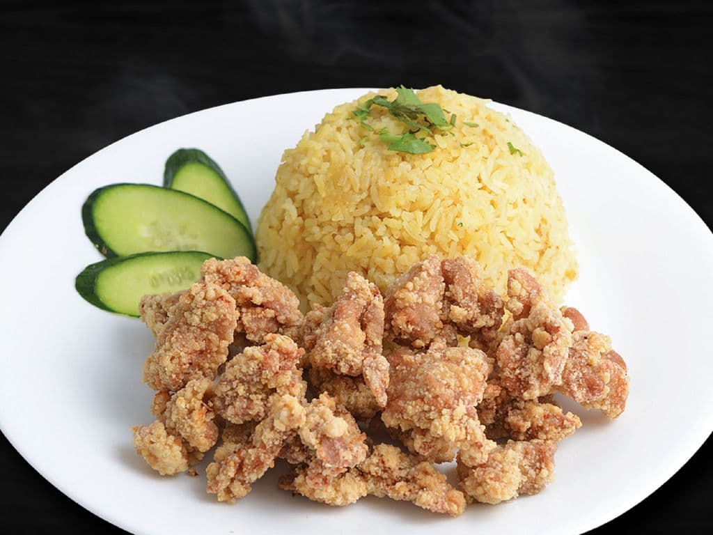 Salty Chicken Nuggets on Rice 17. 盬酥雞飯-o-