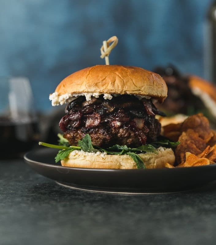 Burger barbecue au bourbon / Bourbon Barbeque Burger