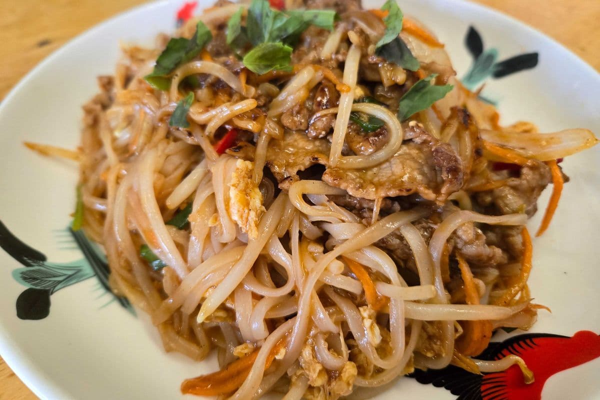 37. Pad Thai with Beef
