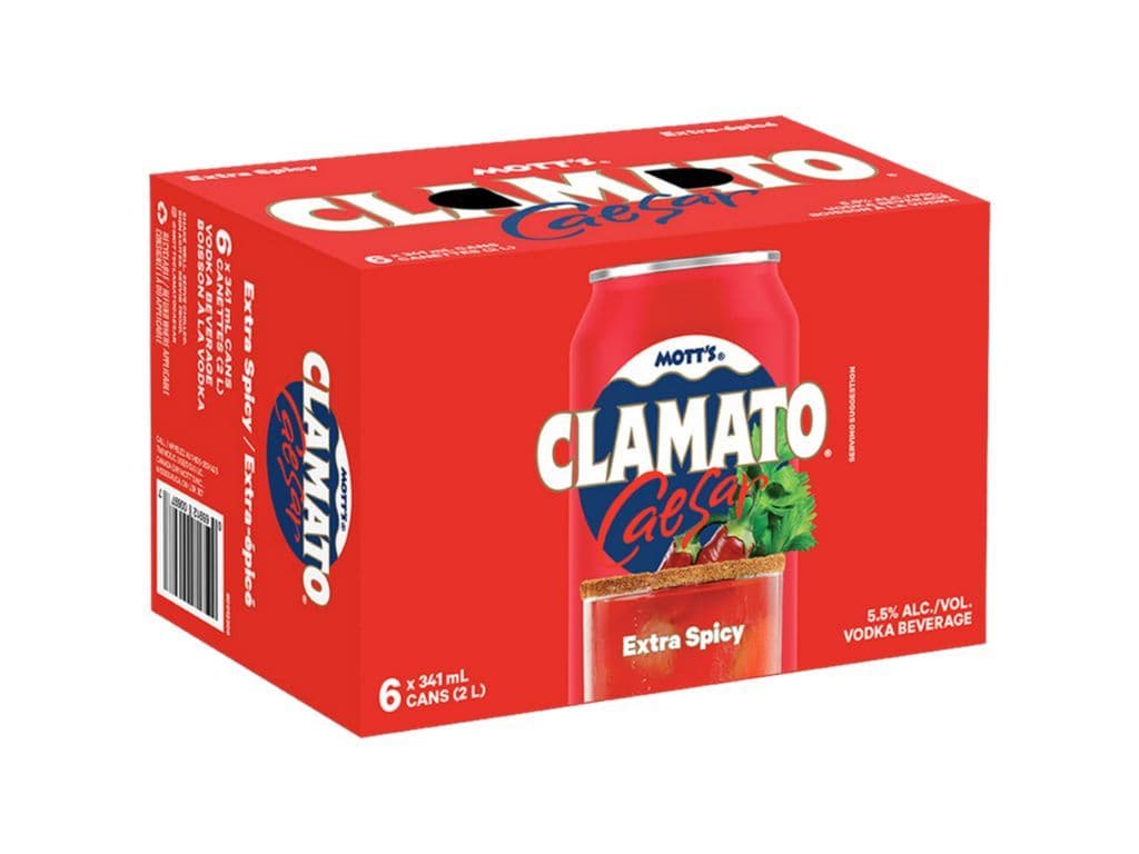 Mott's Clamato - Extra Spicy 6pk Can