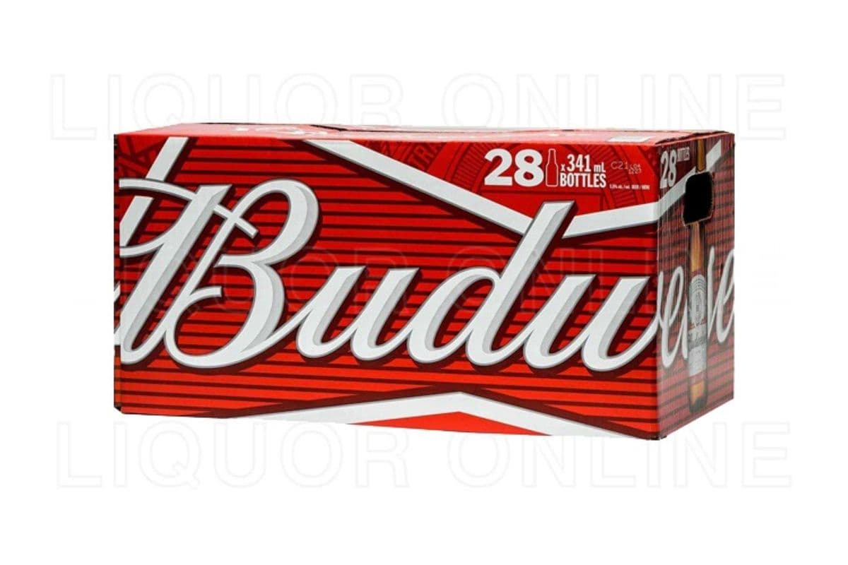BUDWEISER (28 BOTTLES) (28 x 341ML BOTTLE)