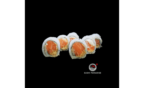 136. Spicy Cheese Salmon Roll (8pcs)
