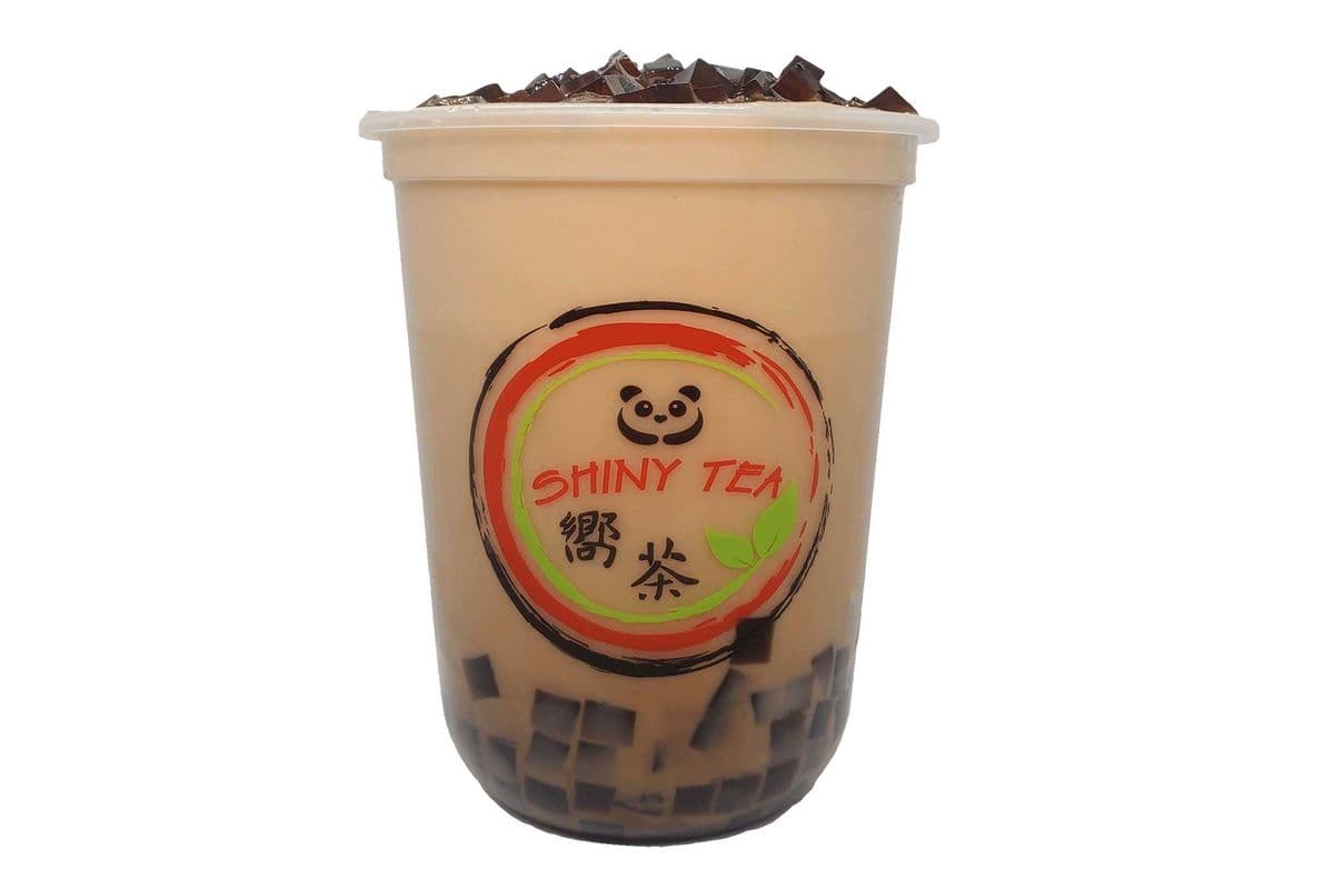 Coffee Jelly Pu-erh Milk Tea 咖啡凍普洱奶茶