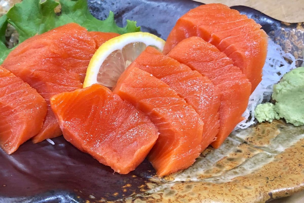 Wild Salmon Sashimi (9 pcs)