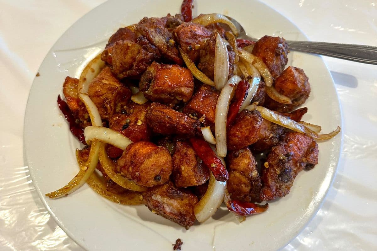 C7. Poulet Ge Le Shan frit / Spicy Deep-Fried Ge Le Shan Chicken