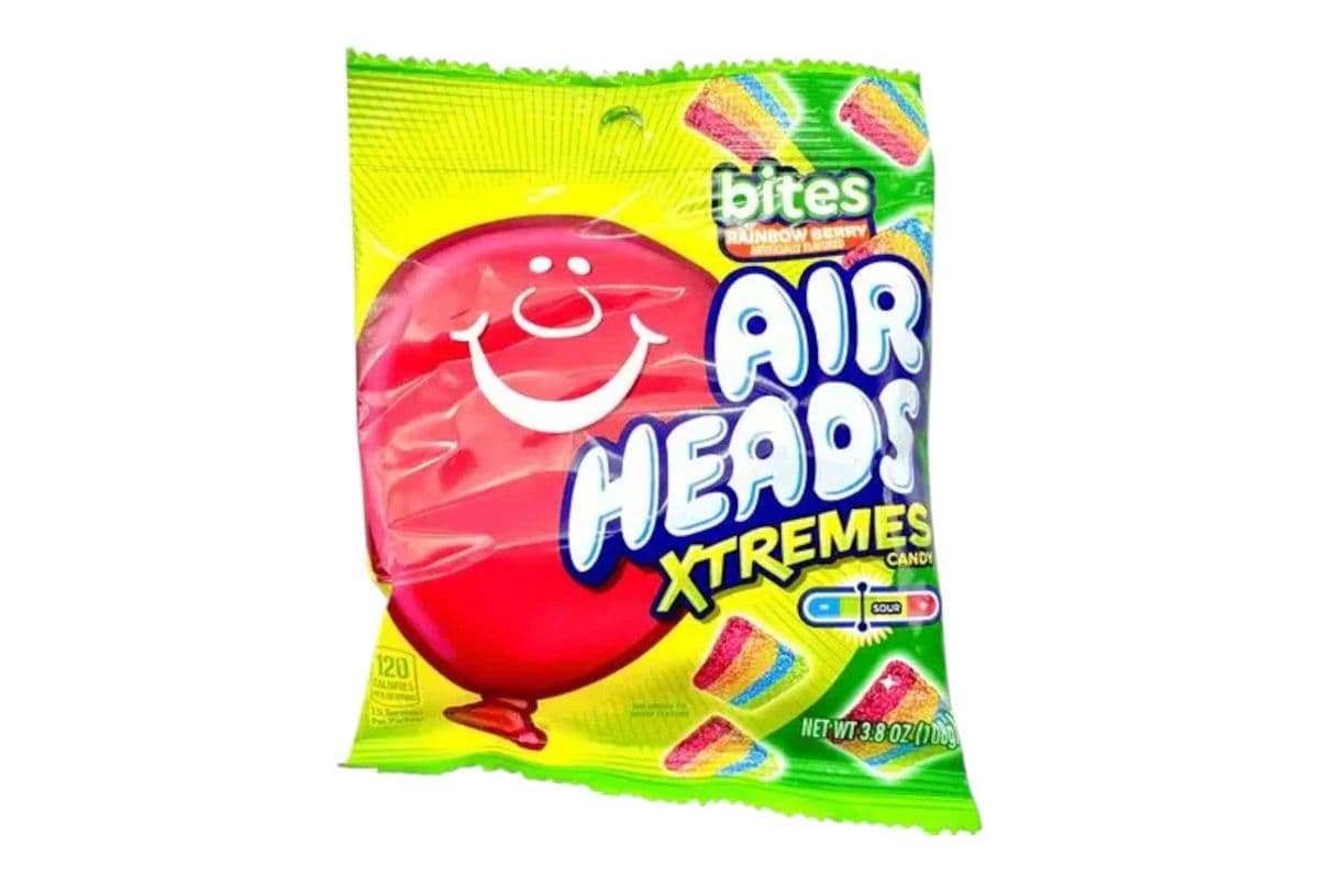 Air Heads Xtremes Rainbow Berry Bites (170gm) (120 Cal)